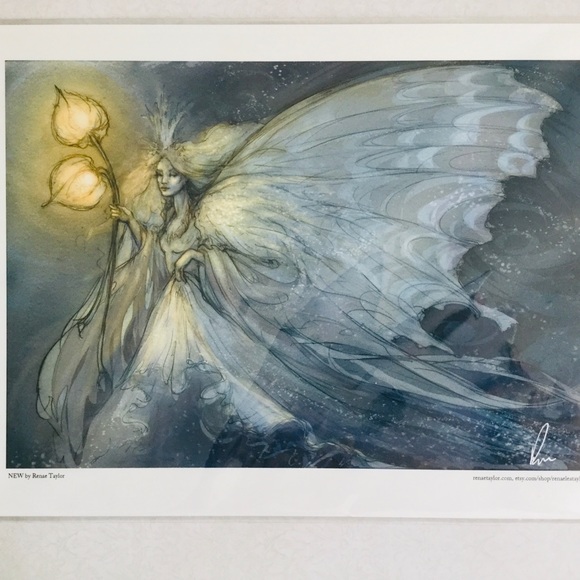 Renae Taylor Fairy Art Print ⭐️(Signed)⭐️ - Picture 2 of 3